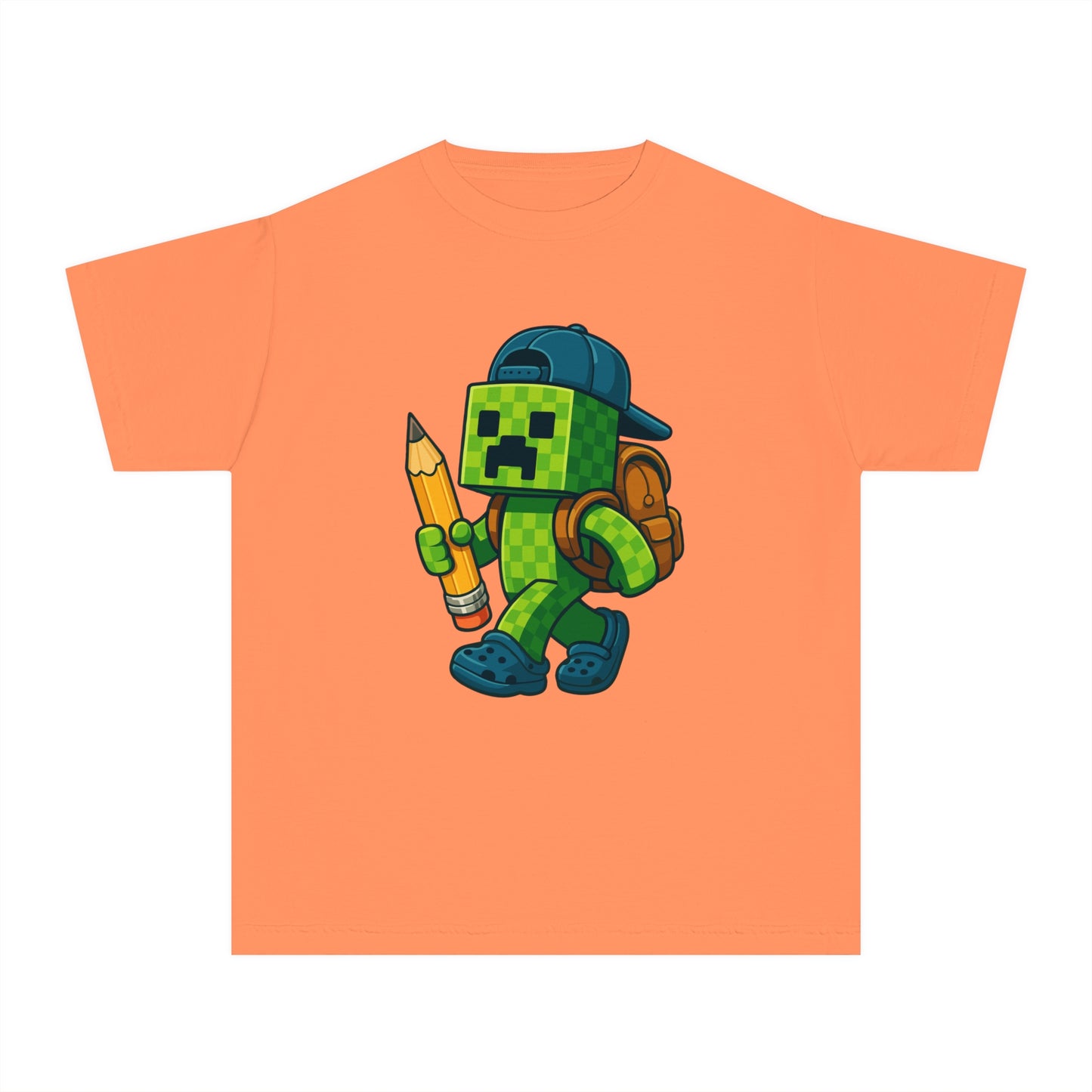Youth Gamer Tee - Cartoon Pixel Character, Cool Shirt for Kids, Gaming Outfit, Birthday Gift, Back to School Tee
