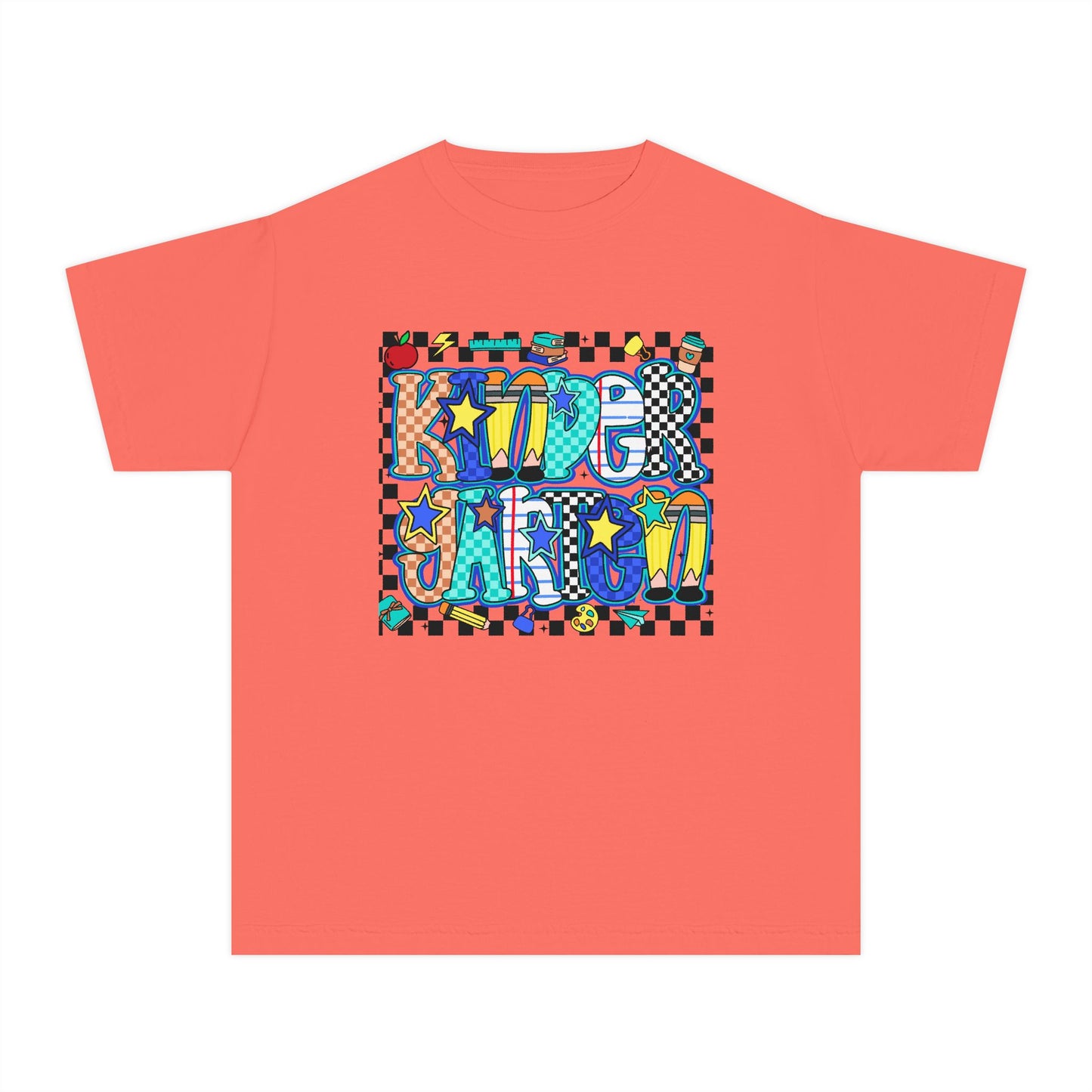 Colorful Kids Graphic Tee, Youth Midweight T-Shirt, Fun Play Shirt, Cool Summer Top, Birthday Gift for Children, Casual Everyday Wear