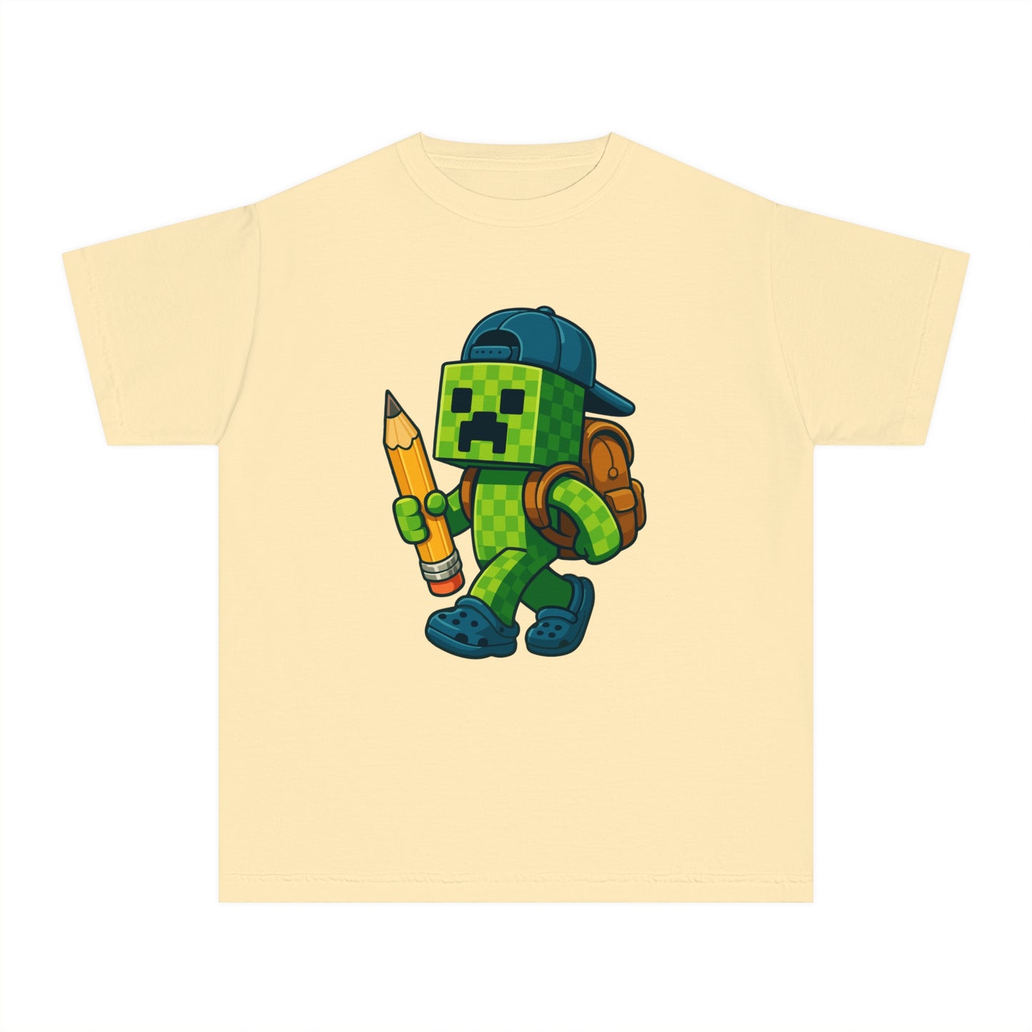 Youth Gamer Tee - Cartoon Pixel Character, Cool Shirt for Kids, Gaming Outfit, Birthday Gift, Back to School Tee