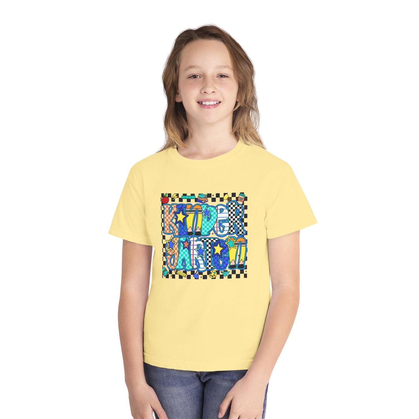 Colorful Kids Graphic Tee, Youth Midweight T-Shirt, Fun Play Shirt, Cool Summer Top, Birthday Gift for Children, Casual Everyday Wear