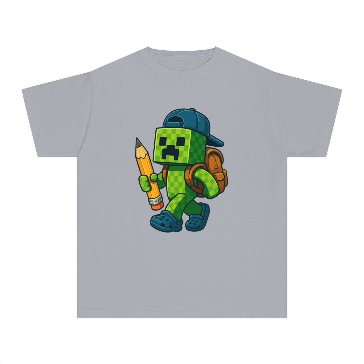 Youth Gamer Tee - Cartoon Pixel Character, Cool Shirt for Kids, Gaming Outfit, Birthday Gift, Back to School Tee