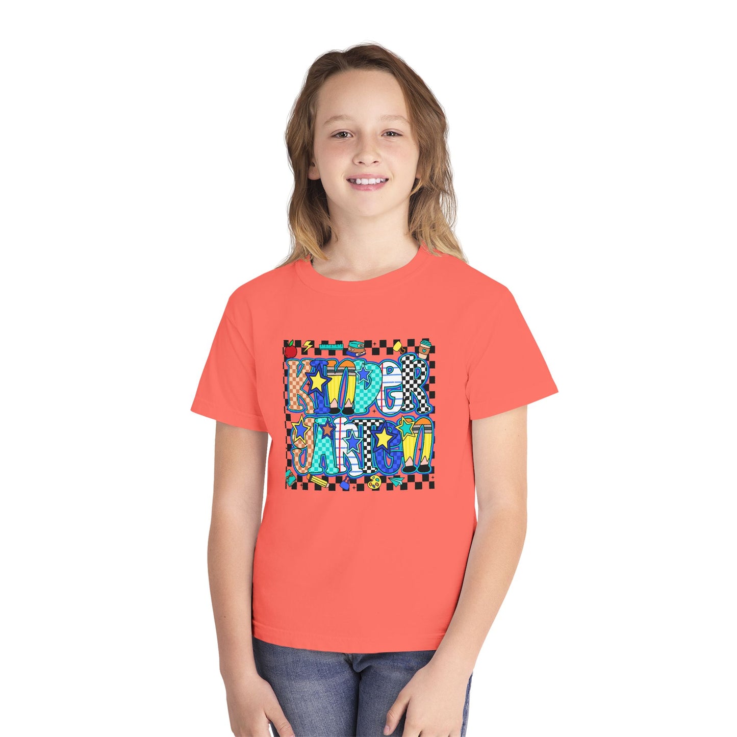 Colorful Kids Graphic Tee, Youth Midweight T-Shirt, Fun Play Shirt, Cool Summer Top, Birthday Gift for Children, Casual Everyday Wear