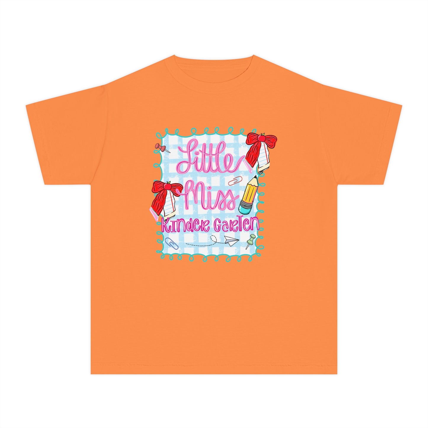 Little Miss Youth Tee - Cute Kids T-Shirt, Fun Gift for Birthdays, Summer Camp, or Playdates, Adorable Outfit