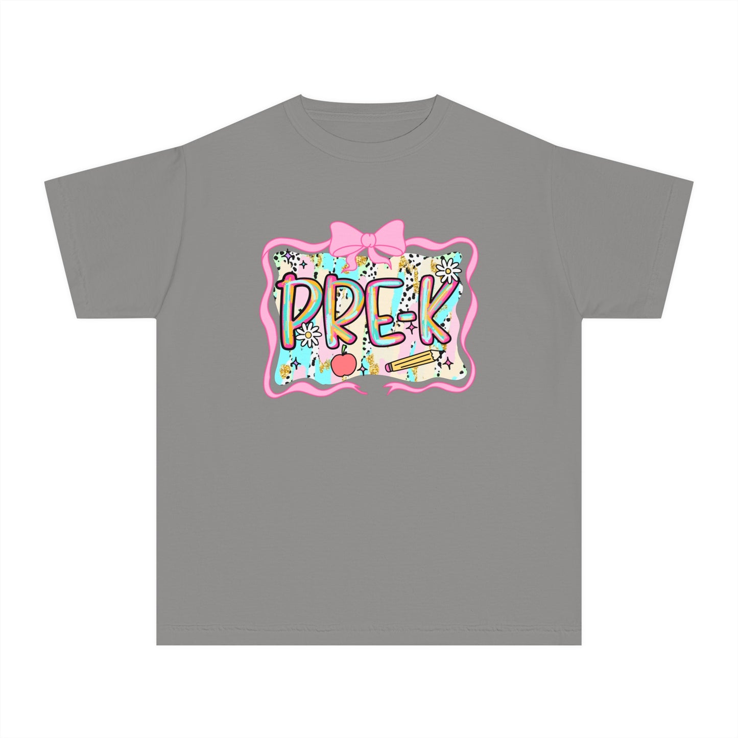 PreK Youth Midweight Tee, Fun and Playful Children's T-Shirt, Perfect for Preschool, Birthday Gift, Casual Wear, Kids Fashion