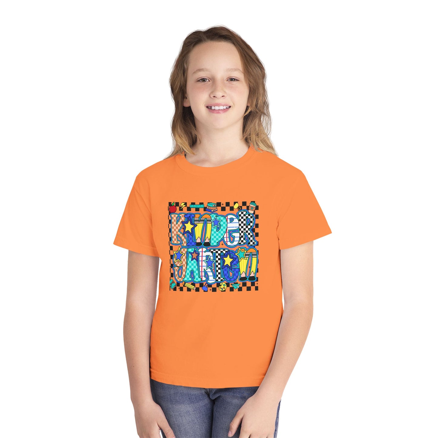 Colorful Kids Graphic Tee, Youth Midweight T-Shirt, Fun Play Shirt, Cool Summer Top, Birthday Gift for Children, Casual Everyday Wear