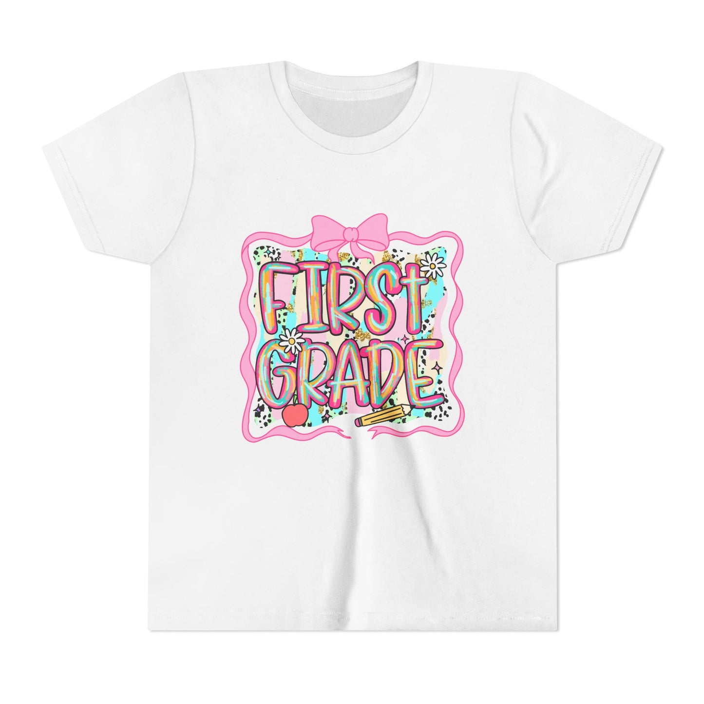 Cute First Grade Youth Tee - Perfect for Back to School, Kids' Birthdays, Celebrations, Gift for Little Scholars, and Class Parties