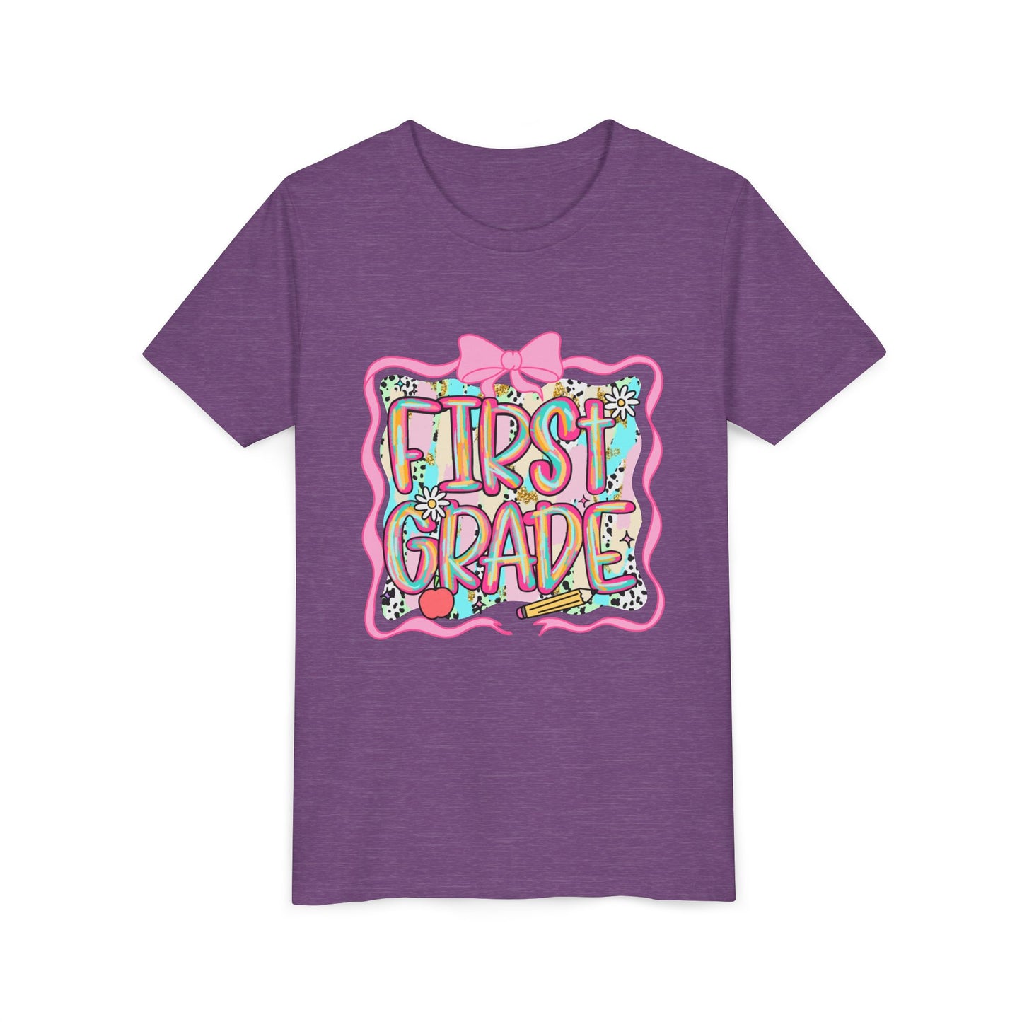 Cute First Grade Youth Tee - Perfect for Back to School, Kids' Birthdays, Celebrations, Gift for Little Scholars, and Class Parties