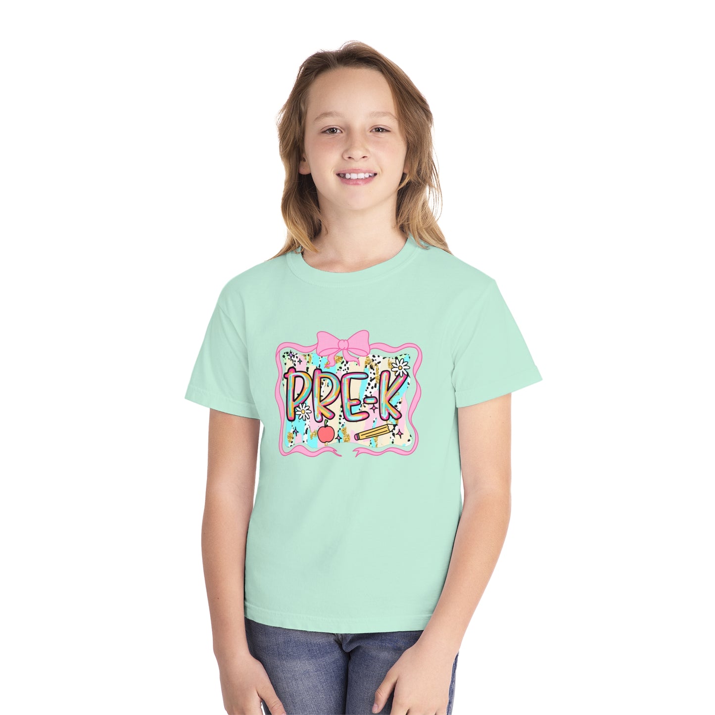 PreK Youth Midweight Tee, Fun and Playful Children's T-Shirt, Perfect for Preschool, Birthday Gift, Casual Wear, Kids Fashion