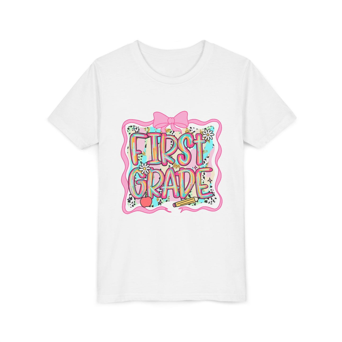 Cute First Grade Youth Tee - Perfect for Back to School, Kids' Birthdays, Celebrations, Gift for Little Scholars, and Class Parties