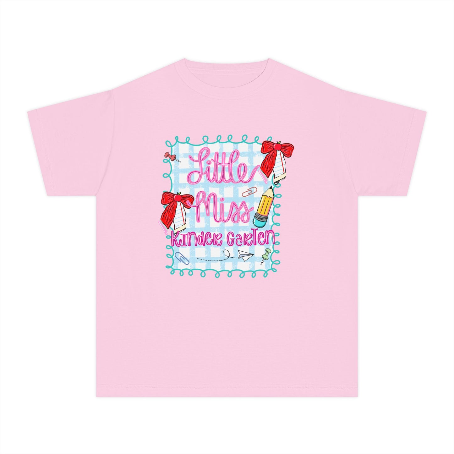 Little Miss Youth Tee - Cute Kids T-Shirt, Fun Gift for Birthdays, Summer Camp, or Playdates, Adorable Outfit