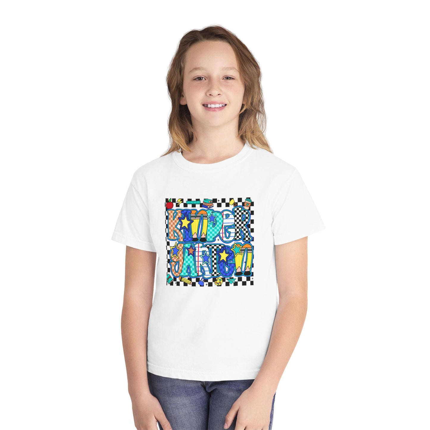 Colorful Kids Graphic Tee, Youth Midweight T-Shirt, Fun Play Shirt, Cool Summer Top, Birthday Gift for Children, Casual Everyday Wear
