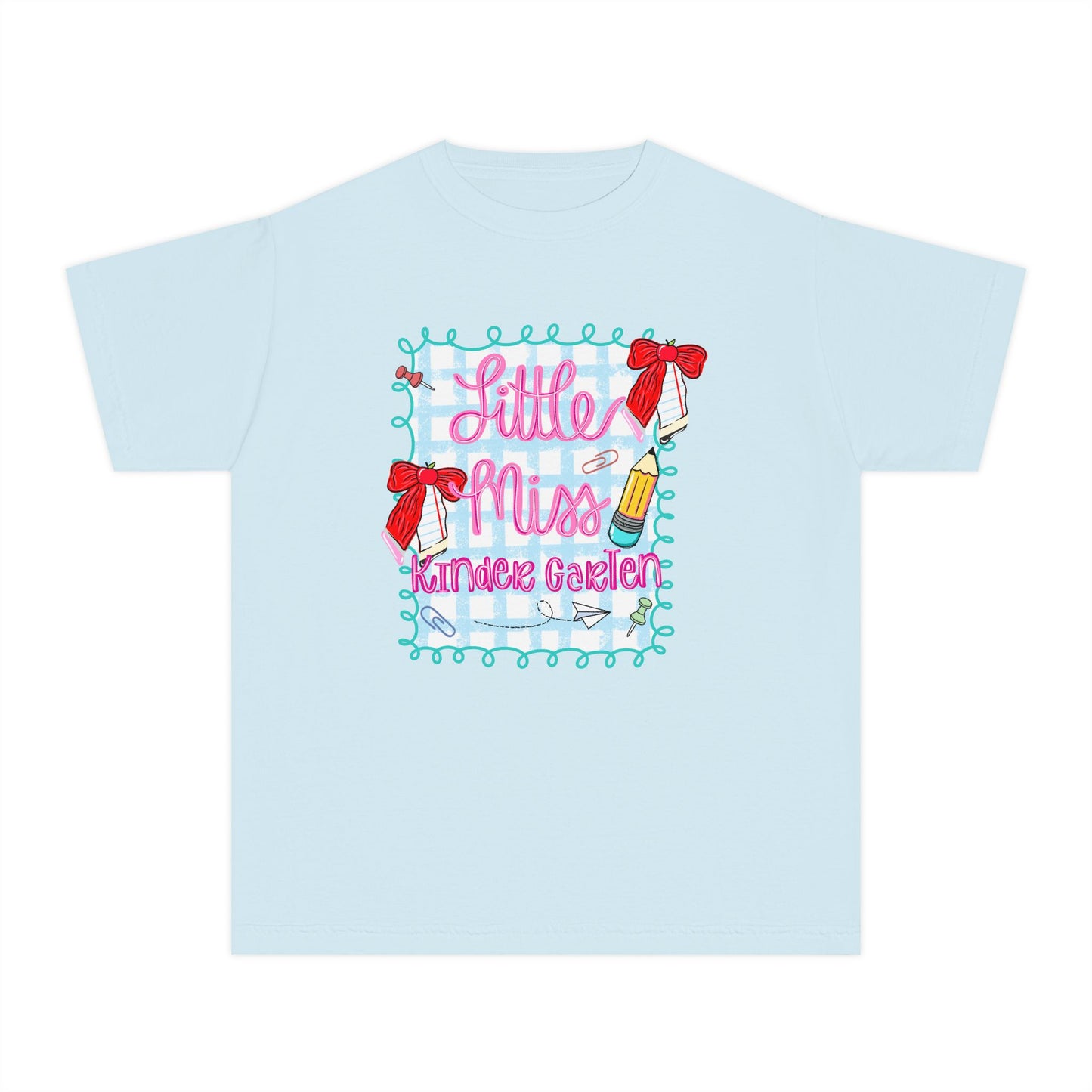 Little Miss Youth Tee - Cute Kids T-Shirt, Fun Gift for Birthdays, Summer Camp, or Playdates, Adorable Outfit