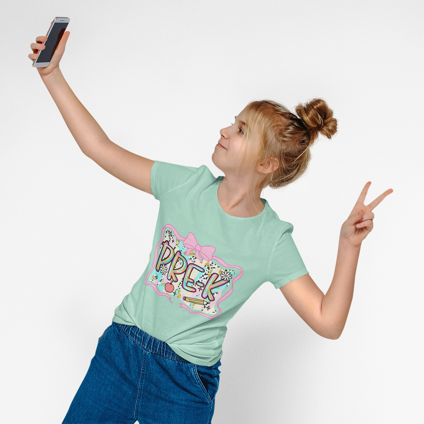 PreK Youth Midweight Tee, Fun and Playful Children's T-Shirt, Perfect for Preschool, Birthday Gift, Casual Wear, Kids Fashion