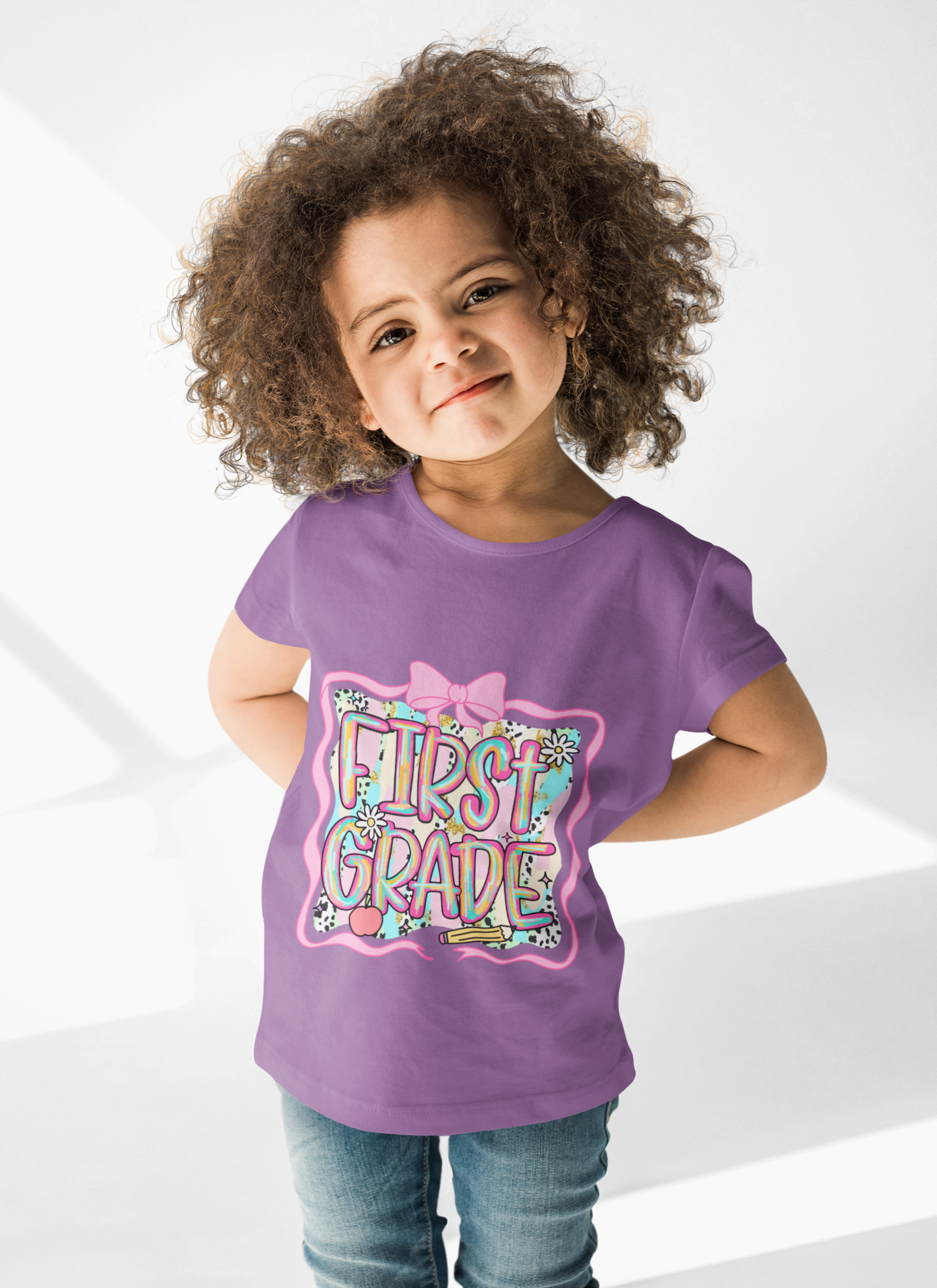 Cute First Grade Youth Tee - Perfect for Back to School, Kids' Birthdays, Celebrations, Gift for Little Scholars, and Class Parties