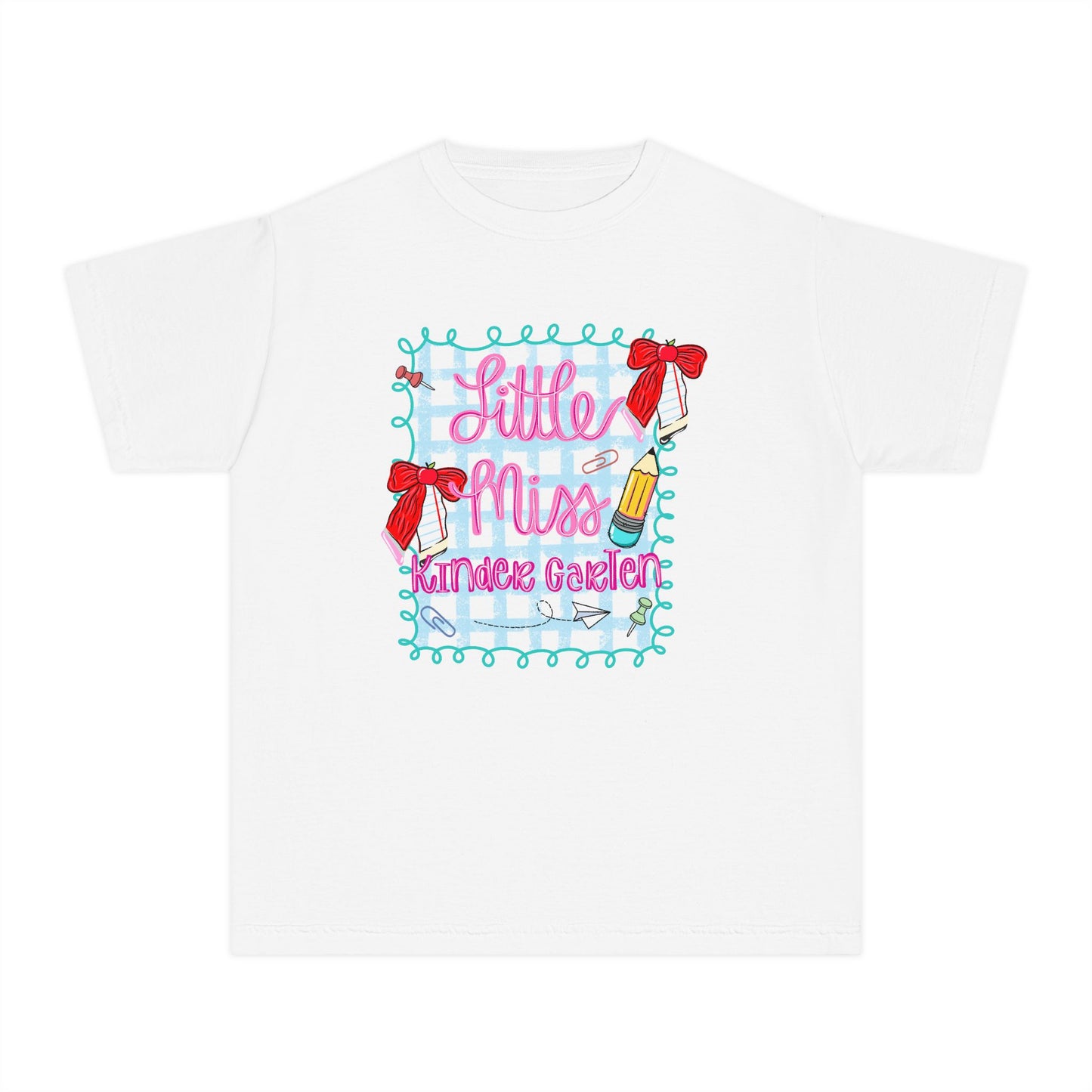 Little Miss Youth Tee - Cute Kids T-Shirt, Fun Gift for Birthdays, Summer Camp, or Playdates, Adorable Outfit