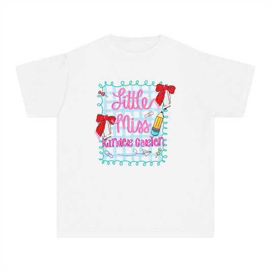 Little Miss Youth Tee - Cute Kids T-Shirt, Fun Gift for Birthdays, Summer Camp, or Playdates, Adorable Outfit