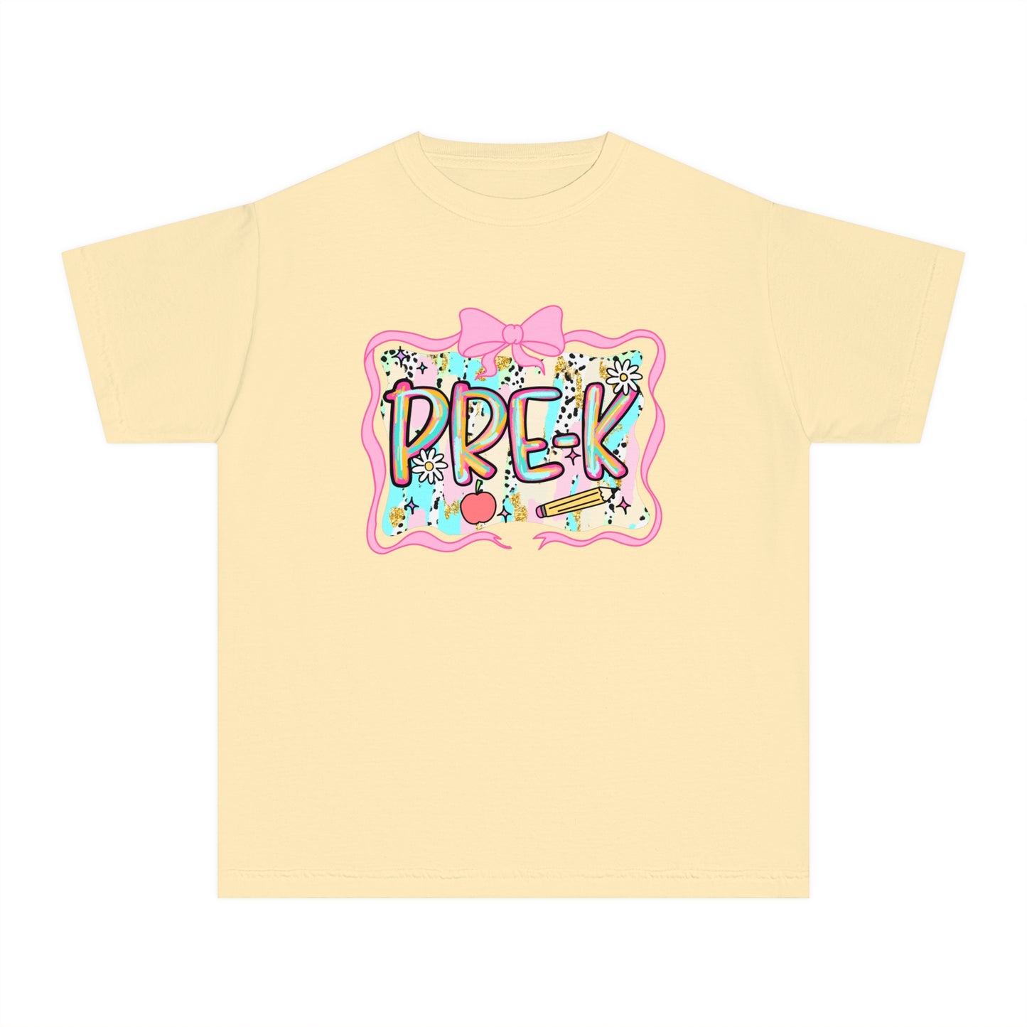 PreK Youth Midweight Tee, Fun and Playful Children's T-Shirt, Perfect for Preschool, Birthday Gift, Casual Wear, Kids Fashion