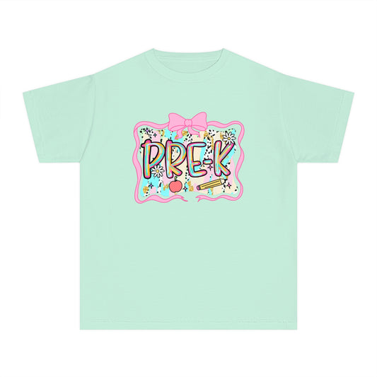 PreK Youth Midweight Tee, Fun and Playful Children's T-Shirt, Perfect for Preschool, Birthday Gift, Casual Wear, Kids Fashion