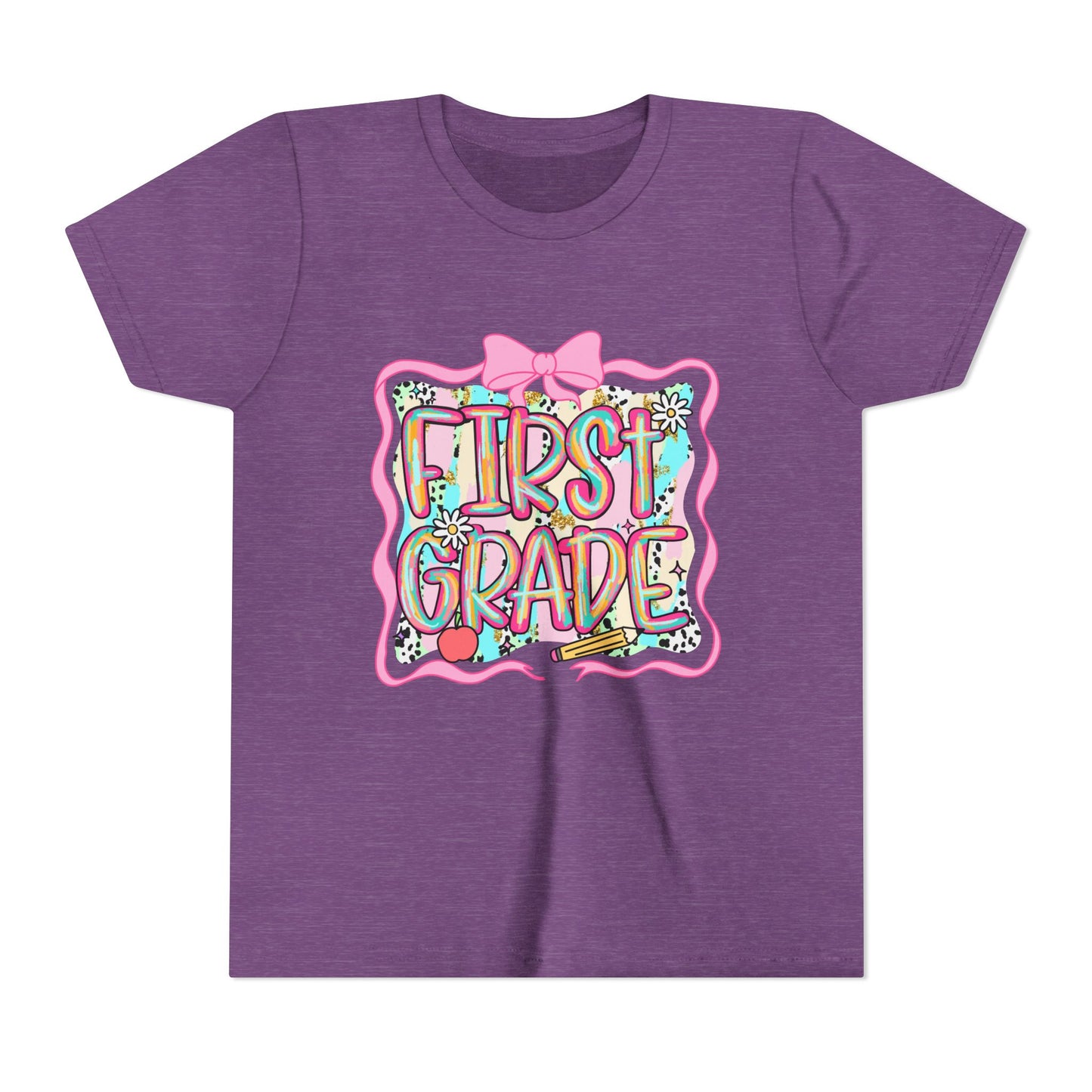 Cute First Grade Youth Tee - Perfect for Back to School, Kids' Birthdays, Celebrations, Gift for Little Scholars, and Class Parties