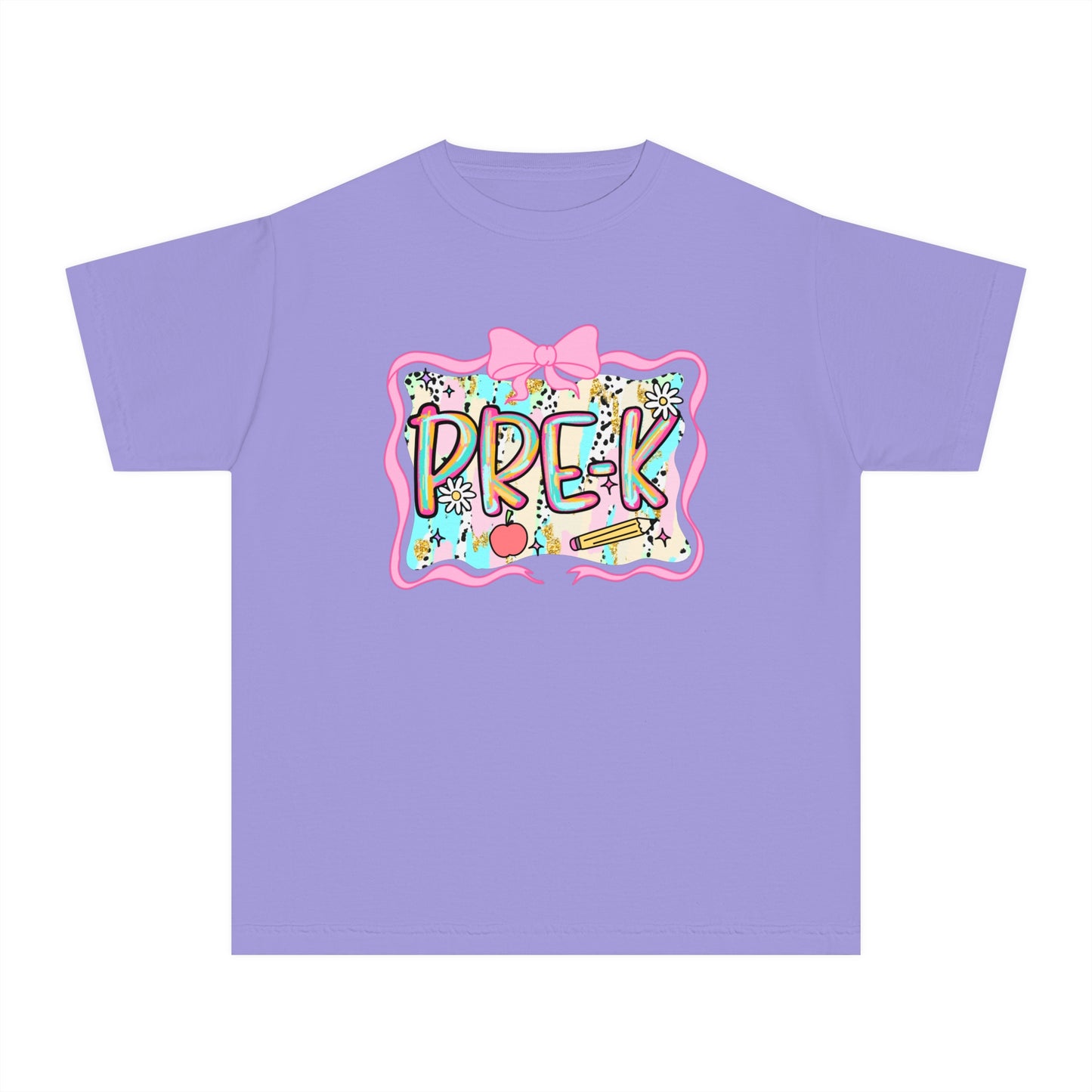 PreK Youth Midweight Tee, Fun and Playful Children's T-Shirt, Perfect for Preschool, Birthday Gift, Casual Wear, Kids Fashion