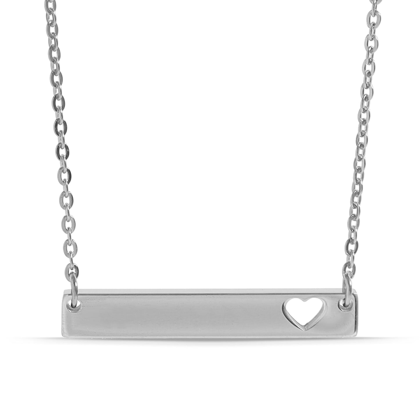 Heart Bar Necklace